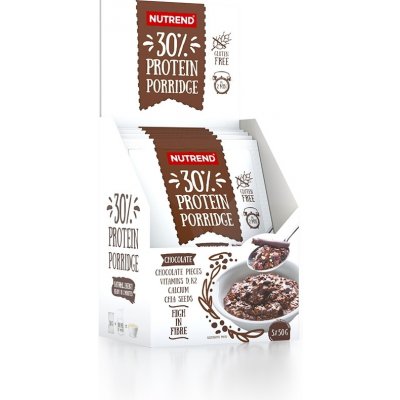 Proteinová ovesná kaše Nutrend Protein Porridge 5x50g čokoláda