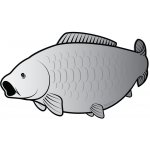 DELPHIN Nálepka kapr SILVER – Zboží Dáma
