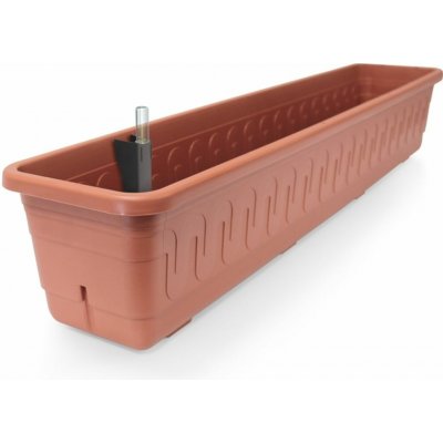 Plastkon Fantazie Smart samozavlažovací truhlík 100 cm terakota – Sleviste.cz