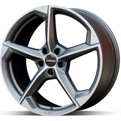 Ronal R66 8x19 5x120 ET50 grey mat polished Orbit | Zboží Auto