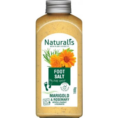 NATURALIS sůl na nohy Marigold & Rosemary 1000 g – Sleviste.cz