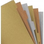 Filofax Náplň, Osobní, krajové výřezy čisté, 6 záložek, mix barev metallic (3 barvy) – Zboží Živě