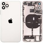 Kryt Apple iPhone 11 Pro Max Zadní Housing s Malými Díly stříbrný