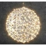Easy Fix 3D LED světelná koule bílá 130 cm sklolaminát, teplá bílá, 230 V, 24,5 W, 8 kg, 2 díly – Hledejceny.cz
