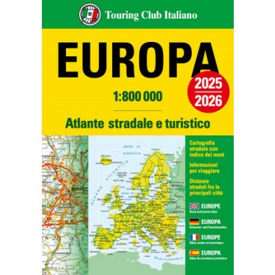 Europa. Atlante stradale e turistico 800.000 – Zboží Mobilmania