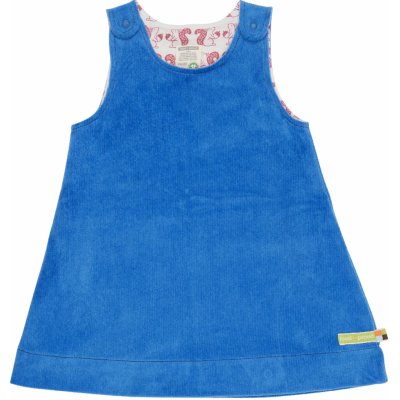Dívčí manžestrové šaty bez rukávu Světle modrá loud proud – Zboží Mobilmania