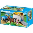  Playmobil 5223 AUTO S PŘÍVĚSEM PRO KONĚ