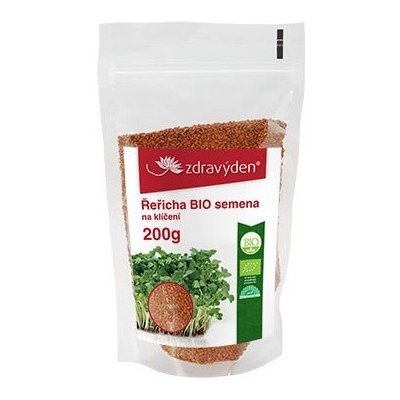 Řeřicha BIO - semena na klíčení 200g Zdravý den Zdravý den