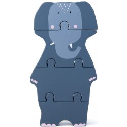 Trixie Wooden body puzzle Mrs. Elephant