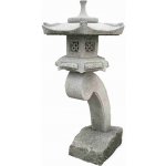 Japonská lampa Rankei 90 cm - šedá žula – HobbyKompas.cz