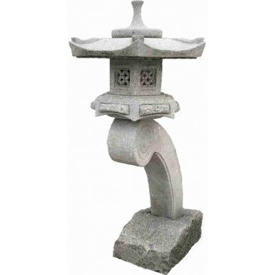 Japonská lampa Rankei 90 cm - šedá žula – Zboží Mobilmania