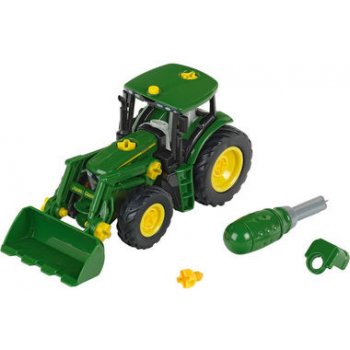 KLEIN 3903 traktor JOHN DEERE 6215R s čelním nakladačem a nářadím