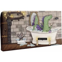 English Soap Wonderful Animals Dragon Úžasná zvířata Drak přírodní parfémované toaletní mýdlo s bambuckým máslem pro děti 190 g