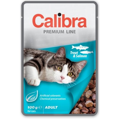 Calibra Premium Adult Trout & Salmon 12 x 100 g – Hledejceny.cz