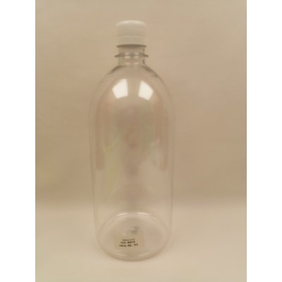 Tera Plastová lahvička čirá s bílým víčkem 1 l – Zboží Dáma
