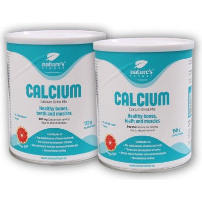 Nature´s Finest 2x Calcium vápník 150 g – Hledejceny.cz
