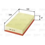 VALEO Vzduchový filtr 585121 – Hledejceny.cz