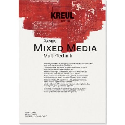 Kreul Mixed media papír KREUL 300 g/m2 DIN A4 – Sleviste.cz