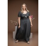 Italy fashion Dlouhé šaty ROSA Tmavě zelená – Zbozi.Blesk.cz