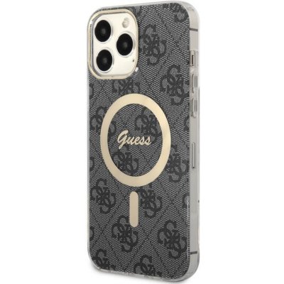 Pouzdro Guess 4G IML gelové s MagSafe iPhone 13 Pro Max - černé