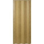Hopa Plastové shrnovací dveře Matrix plné buk rustikální 87 x 200 cm – Hledejceny.cz