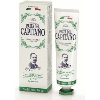 Pasta Del Capitano CAPITANO 1905 NATURAL HERBS premium bylinná s mikrogranulemi 75 ml – Hledejceny.cz