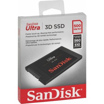 SanDisk Ultra 3D 500GB, SDSSDH3-500G-G26
