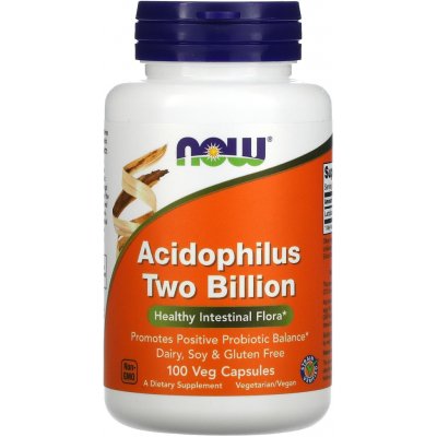 Now Foods Acidophilus Two Billion 100 veg kapslí – Hledejceny.cz