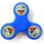 Antistresový Fidget Spinner Emoji modrý – Zboží Dáma