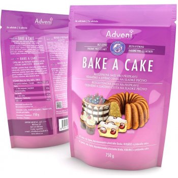 Adveni Bezlepková směs bake & cake 750 g