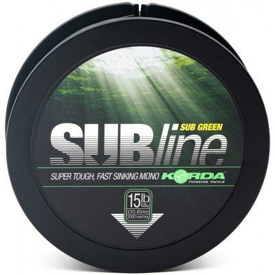 Korda Subline Ultra Tough Green 1000 m 0,3 mm 10 lbs – Hledejceny.cz