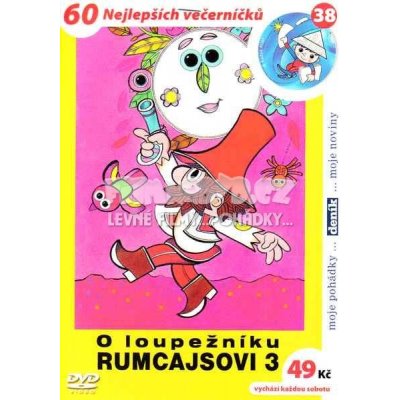 O loupežníku Rumcajsovi 3, papírový obal DVD – Hledejceny.cz