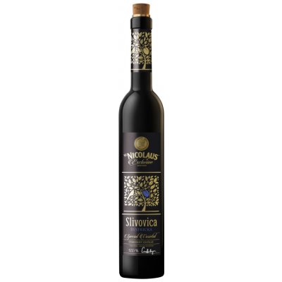 Nicolaus Exclusive Slivovica 52% 0,5 l (holá lahev) – Zboží Mobilmania