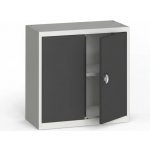 Kovona, Plechová policová skříň na nářadí 800 x 800 x 400 mm, 1 police, šedá/tmavě šedá – Hledejceny.cz