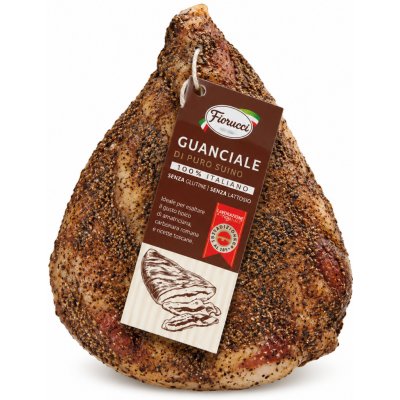 Fiorucci Guanciale kořeněné vepřové líčko 1000 g – Sleviste.cz