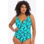 Elomi plavky Kotiya bez kostic jednodílné modrá – Zboží Mobilmania