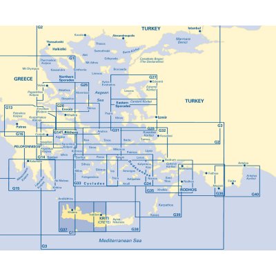 Námořní mapa Imray G37 Nísos Kriti (West) IMG37