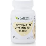 Natural Medicaments Lipozomální vitamín D3 1000 IU 90 tablet – Hledejceny.cz