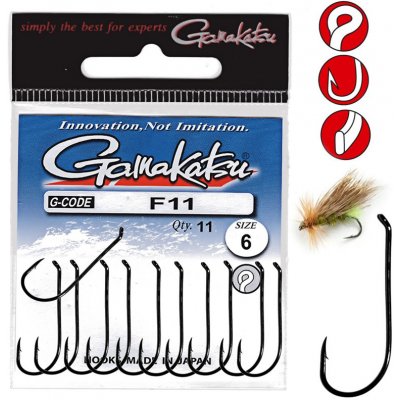 Gamakatsu F11 Hook vel.18 13ks – Hledejceny.cz