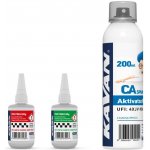 KAVAN PRO PNEU střední a řidké vteřinové lepidlo 20 g + Kavan aktivátor CA 150 ml – Sleviste.cz