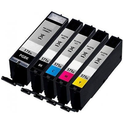 Printwell pro Canon Pixma TS9050 Series kompatibilní inkoustová kazeta,  barva náplně žlutá, 11 ml