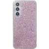 Pouzdro a kryt na mobilní telefon Samsung Protemio 75469 Glitter ochranný obal Samsung Galaxy A35 5G růžový