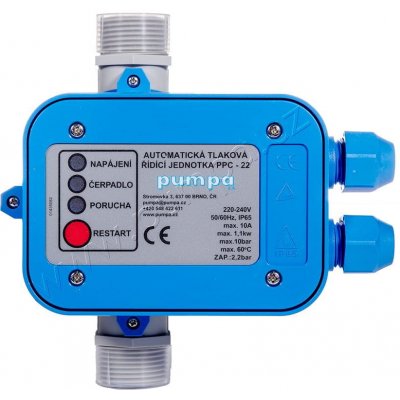PUMPA Prescontrol tlaková řídící jednotka PPC22 2,2bar 1" 230V ZB00010264 – Zboží Mobilmania