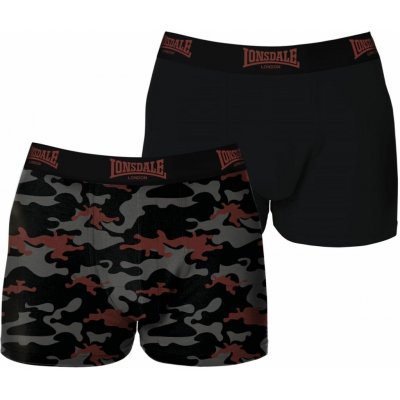Lonsdale 2 Pack Boxers Mens Blue Camo – Sleviste.cz
