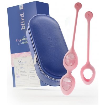 Biird Yonii, sada vaginálních kuliček z leštěného růženínu s průměrem 3 cm – Sleviste.cz