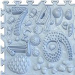 OrtoNature Masážní ortopedické podložky Pojďme hrát matematiku 9 - měkké světle modrá – Zboží Dáma