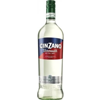 Cinzano Extra Dry 18% 1 l (holá láhev)