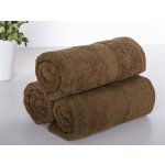 XPOSE Froté ručník VERONA 3ks - tmavě hnědý 30 x 50 cm – Sleviste.cz