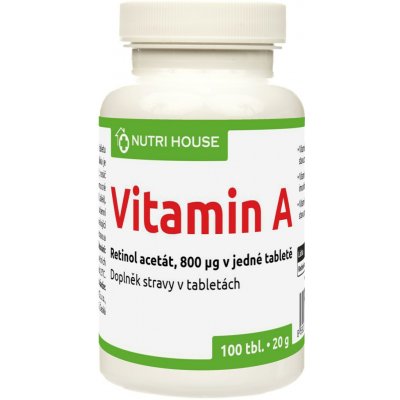 NutriHouse VITAMIN A 100 tablet – Hledejceny.cz