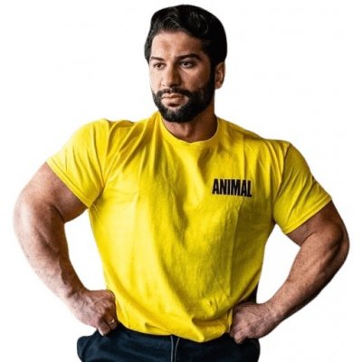 Universal Nutrition Universal triko Animal Iconic T-Shirt žluté
